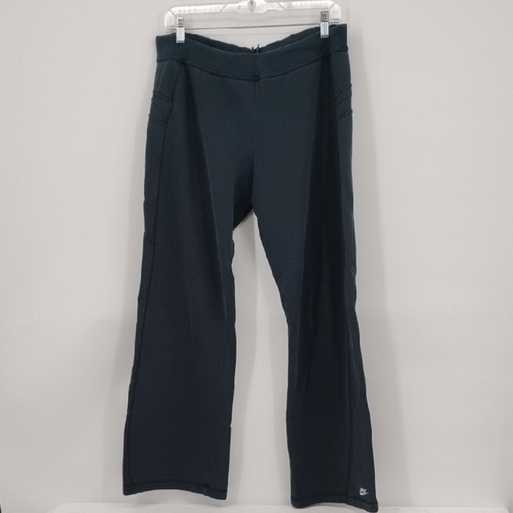 Nike Black Sweatpants Wide Leg Flare Pants Large